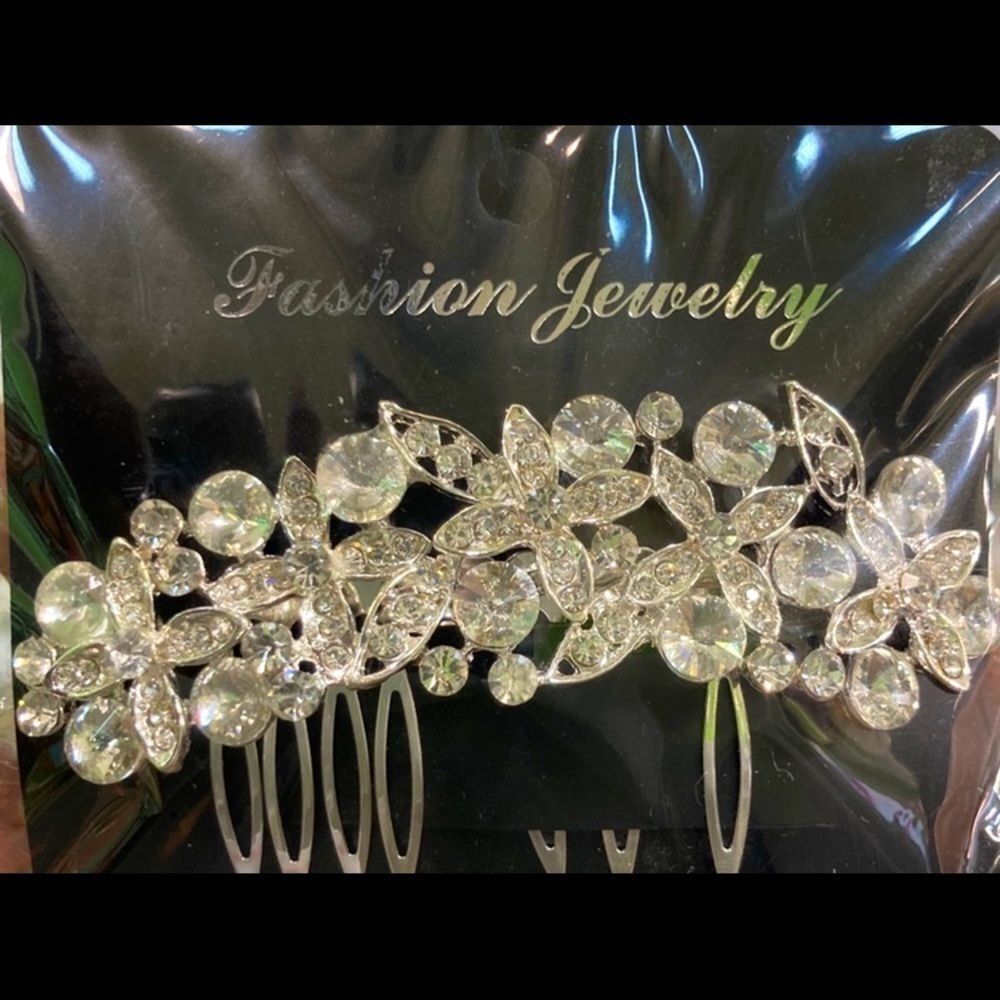 Elegant Rhinestone Bridal Hair Comb